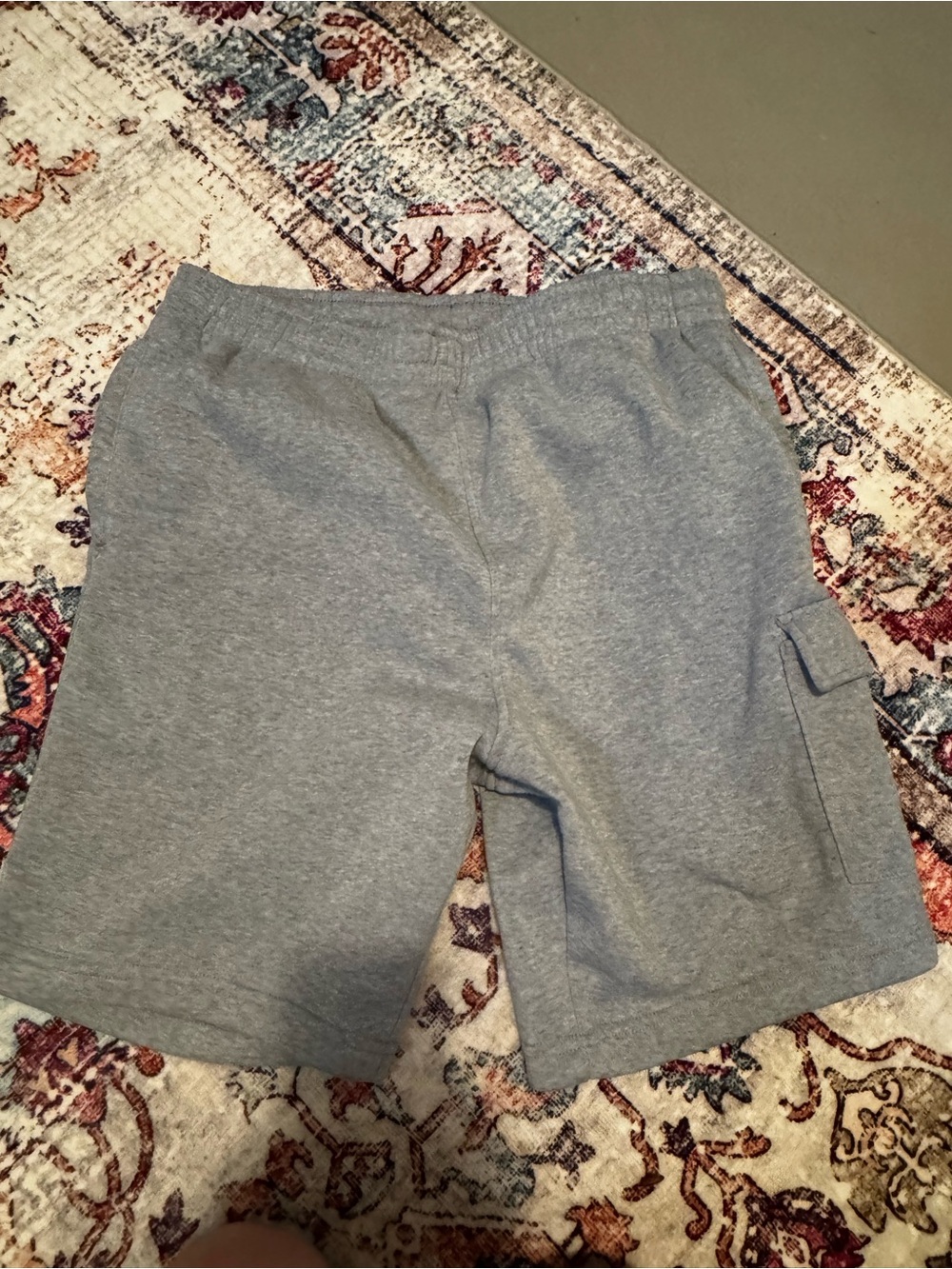 Men's Athletic Grey Cargo Lounge Shorts NWOT